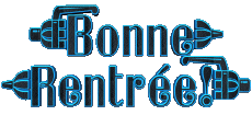 Nachrichten Französisch Bonne Rentrée Transparenter Hintergrund 04 