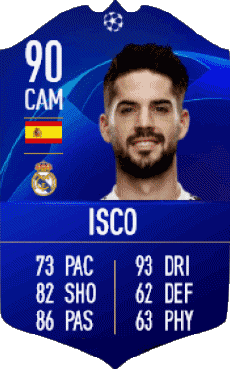 Multi Media Video Games F I F A - Card Players Spain Isco - Francisco Román Alarcón Suárez 