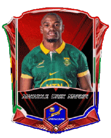 Sports Rugby - Players South Africa Team 2025 Makazole Drex Mapimpi 