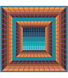 Umorismo -  Fun Pittore di artisti Victor Vasarely 