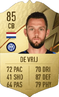 Multimedia Videospiele F I F A - Karten Spieler Niederlande Stefan de Vrij 