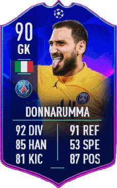 Multimedia Videogiochi F I F A - Giocatori carte Italia Gianluigi Donnarumma 