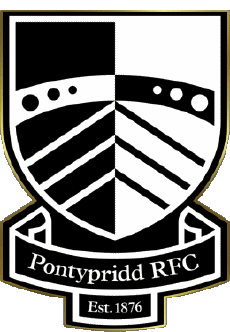 Sports Rugby Club Logo Pays de Galles Pontypridd RFC 