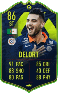 Multimedia Videospiele F I F A - Karten Spieler Algerien Andy Delort 