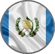 Fahnen Amerika Guatemala Runde 