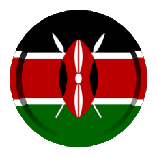 Fahnen Afrika Kenia Rund - Ringe 