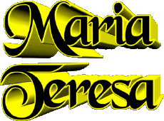 Vorname WEIBLICH - Italien M Zusammengesetzter Maria Teresa 