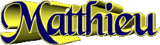Vorname MANN - Frankreich M Matthieu 