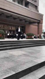 Humor -  Fun MENSCHEN Treppe Fail Serie 01 