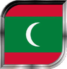 Fahnen Asien Malediven Plaza 