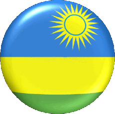 Fahnen Afrika Ruanda Runde 