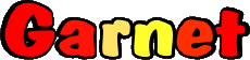 Prénoms FEMININ - UK - USA G Garnet 