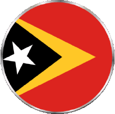 Bandiere Asia Timor Est Tondo 