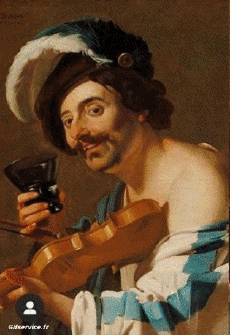 Umorismo -  Fun Morphing - Sembra Vari dipinti ricreazioni d'arte covid contenimento sfida 