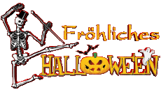 Mensajes Alemán Fröhliches Halloween 03 