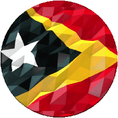 Bandiere Asia Timor Est Tondo 