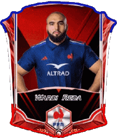 Deportes Rugby - Jugadores Francia Equipo 2025 Wardi Reda 