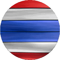 Drapeaux Asie Thaïlande Rond 