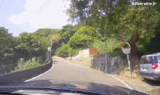 Humor -  Fun Transport Scooter Fun Accident - Fail 