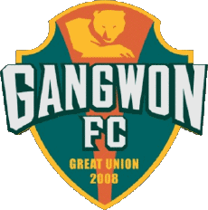 Sports Soccer Club Asia Logo South Korea Gangwon FC 