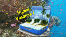 Mensajes Italiano Buone Vacanze Fondo animado 005 