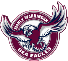 Logo 2003-Deportes Rugby - Clubes Mundo - Logotipo Australia Manly Warringah Sea Eagle Logo 2003