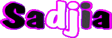 Nome FEMMINILE - Maghreb Musulmano S Sadjia 