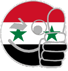 Flags Asia Syria Smiley - OK 