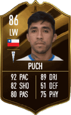 Multimedia Vídeo Juegos F I F A - Jugadores  cartas Chile Édson Puch 