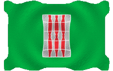 Fahnen Europa Italien Umbria Welligkeit 