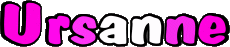 Vorname WEIBLICH - Frankreich U Ursanne 