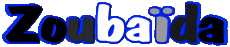 Nombre FEMENINO - Magreb Musulmán Z Zoubaïda 