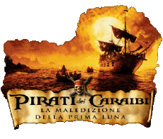 Multimedia Películas Internacional Piratas del Caribe La Maldicion del perla Negra Logotipo Italiano 