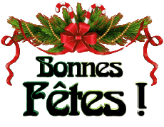 Messages French Bonnes Fêtes (Noël) Serie 16 