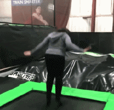 Humor -  Fun Sport Trampolin Innere Fail 