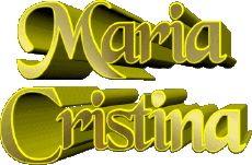 Vorname WEIBLICH - Italien M Zusammengesetzter Maria Cristina 