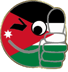 Banderas Asia Jordania Smiley - OK 