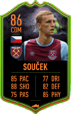 Multimedia Videospiele F I F A - Karten Spieler Tschechien Tomás Soucek 