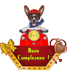 Mensajes Italiano Buon Compleanno Animali 010 