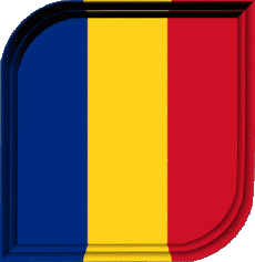 Drapeaux Europe Roumanie Carré 