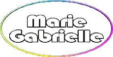 Prénoms FEMININ - France M Composé Marie Gabrielle 