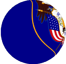 Bandiere America U.S.A - Stati Utah Sfera - Cubo 