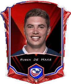 Sports Rugby - Players U S A Ruben de Haas 
