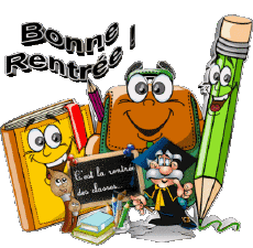 Messages French Bonne Rentrée Transparent Background 05 