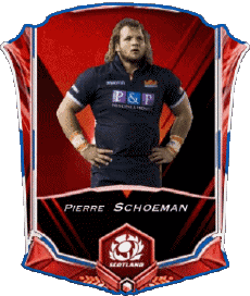 Sports Rugby - Players Scotland Team 2022 Pierre Schoeman 