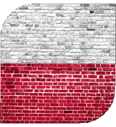 Drapeaux Europe Pologne Carré 