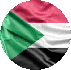Flags Africa Sudan Round 
