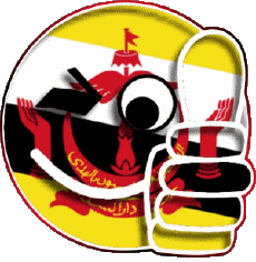 Flags Asia Brunei Smiley - OK 