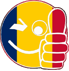 Banderas África Chad Smiley - OK 