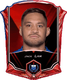 Sport Rugby - Spieler Samoa Jack Lam 